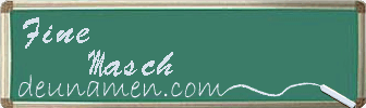 Fine Masch Visitenkarte
